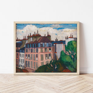 Rooftops, Paris Henry Lyman Saÿen Poster