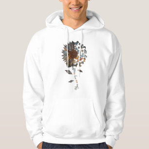 Roohound Sunflower You Are My World Dog Lovers Hoodie