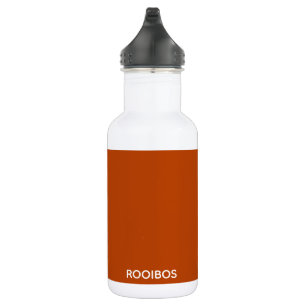 Rooibos red brown color name 532 ml water bottle