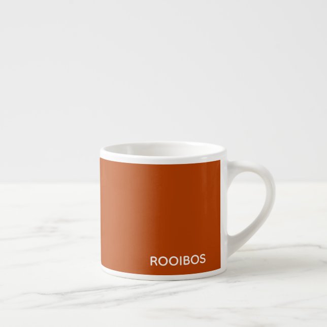Rooibos red brown color name espresso cup (Right)
