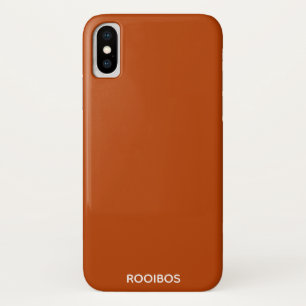 Rooibos red brown colour name Case-Mate iPhone case