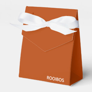 Rooibos red brown colour name favour box