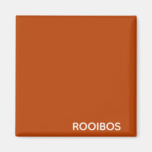 Rooibos red brown colour name magnet