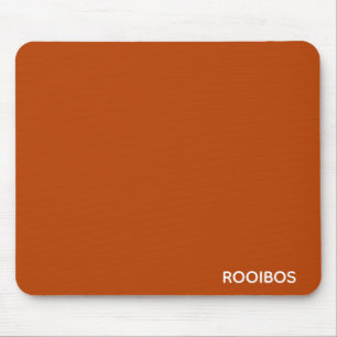 Rooibos red brown colour name mouse pad
