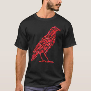 Rook Bird Lover Heart Shape Rook Valentine S Day T-Shirt