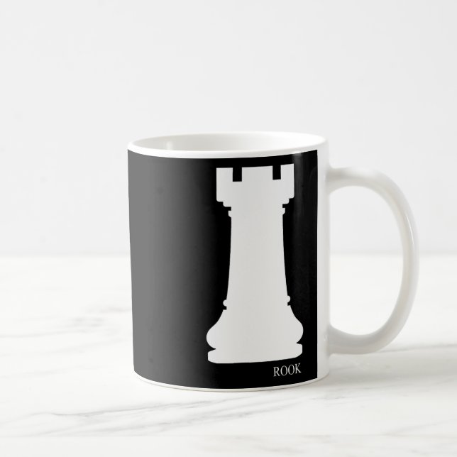 Rook Chess Piece Group Costume Chess Club Chess Bo Coffee Mug (Right)
