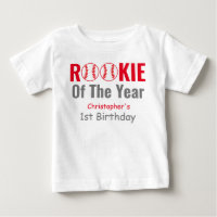 Rookie Baseball 1st Birthday