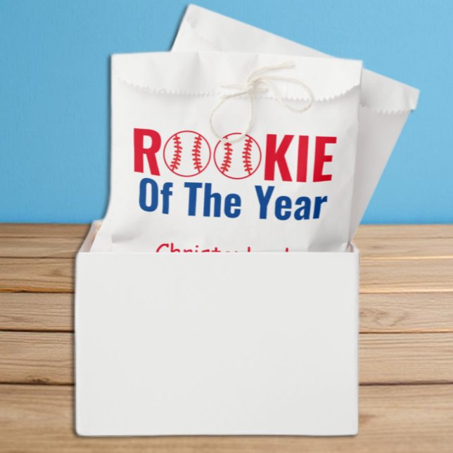 Rookie Baseball 1st Birthday Favour Bags (Creator Uploaded)