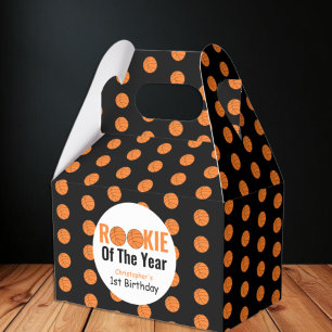 Rookie Basketball 1st Basketball Favour Box