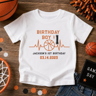 Rookie of the Year 1st Birthday Basketball  Baby T-Shirt