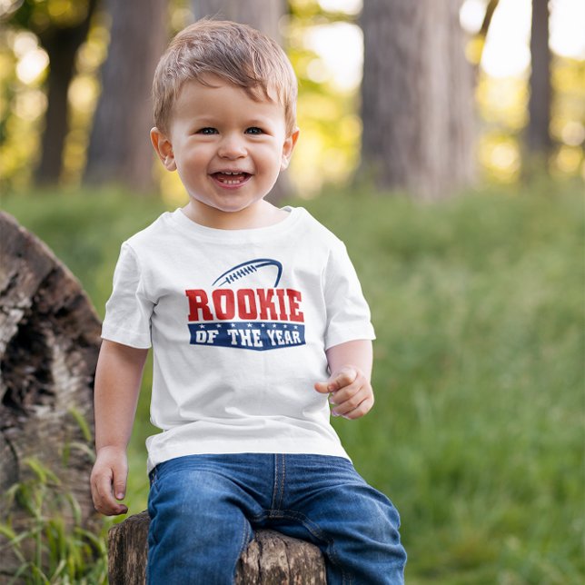Rookie of the Year 1st Birthday Football Toddler T-Shirt (Creator Uploaded)