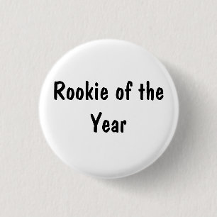 Rookie of the Year 3 Cm Round Badge