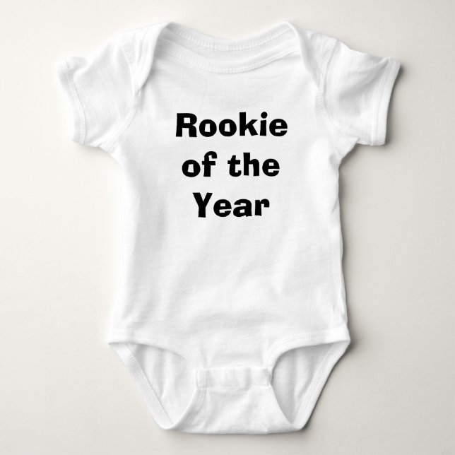 Rookie of  the Year Baby Bodysuit (Front)