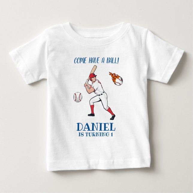 Rookie of the Year Baseball  Baby T-Shirt (Front)