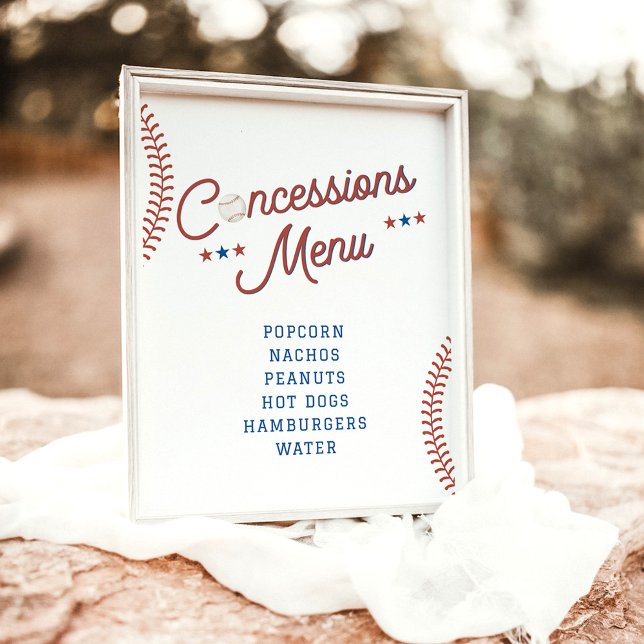 Rookie of the Year Baseball Concession Stand Sign  (Creator Uploaded)