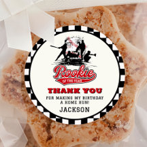 Rookie Of The Year Baseball Custom Birthday Party