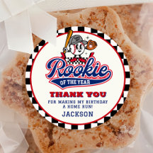 Rookie Of The Year Baseball Custom Birthday Party