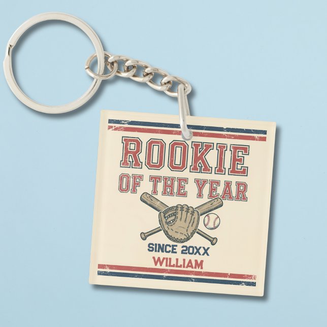Rookie of the Year Baseball Key Ring (Creator Uploaded)