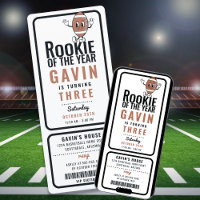 Rookie Of The Year Football Customised Birthday