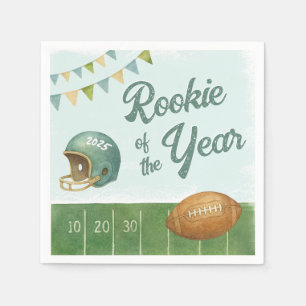 Rookie of the Year Football  Napkin