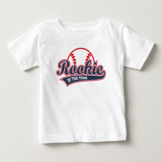 Rookie of the Year Kid's 1st Birthday Baby T-Shirt (Front)
