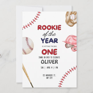 Rookie of the Year Kid's Party Invitation