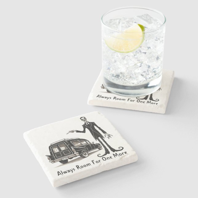 Room For One More Stone Coaster (Side)