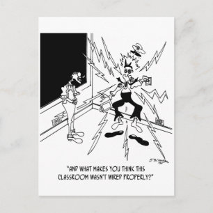 Room Not Wired Properly? Postcard