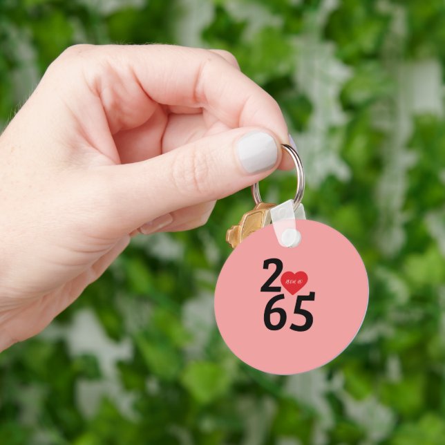 Room Number 256 in   Key Ring (Hand)
