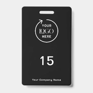 Room Number Black Hospitality Business Key Tag ID Badge
