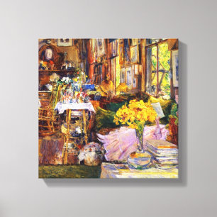 Room of Flowers by Frederick Childe Hassam Canvas Print