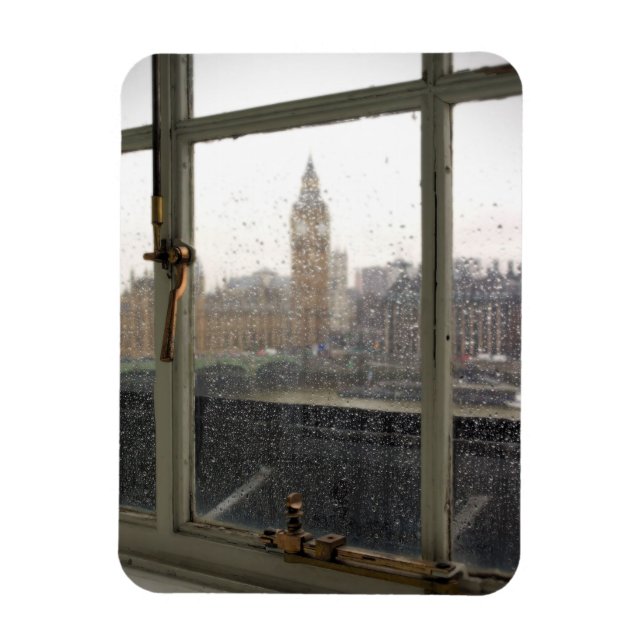 Room With a View - Big Ben - London Magnet (Vertical)