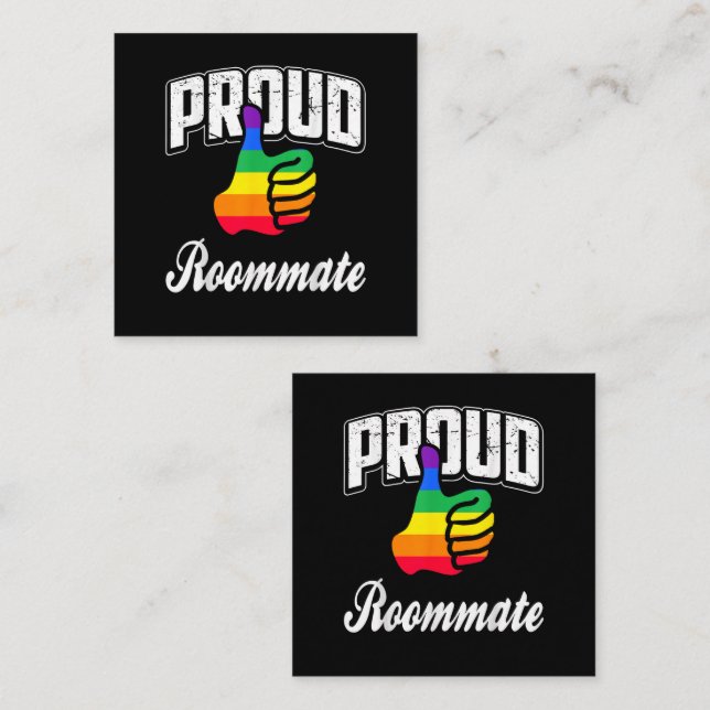  Roommate Gay Pride Loyalty Card (Front/Back)