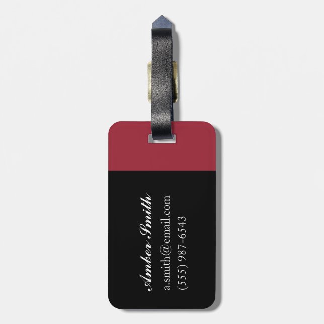 Rooms 1997- 2001 luggage tag (Back Vertical)