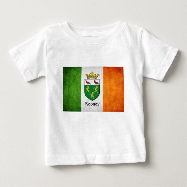 Rooney Irish Flag Baby T-Shirt (Front)