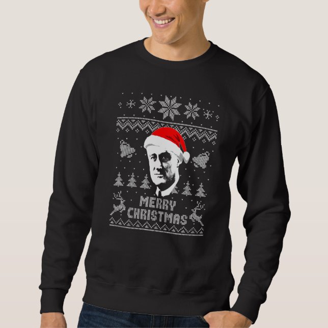 Roosevelt Merry Christmas Sweatshirt (Front)