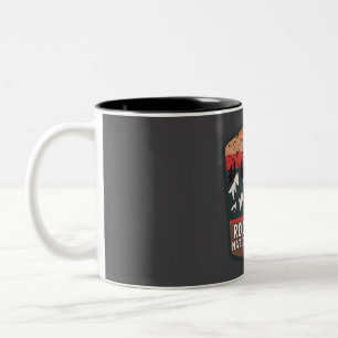 Roosevelt national forest Two-Tone coffee mug