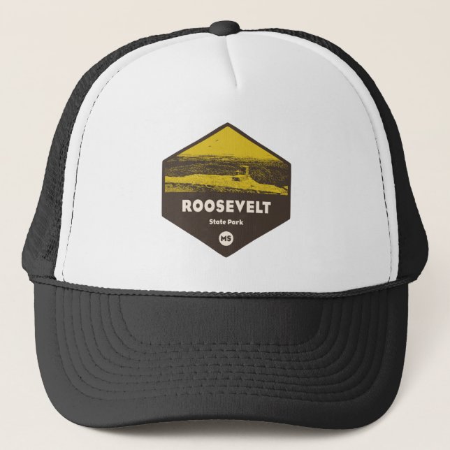 Roosevelt State Park Mississippi Trucker Hat (Front)