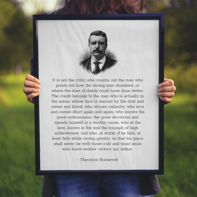 Roosevelt's Man in the Arena Poster (Creator Uploaded)
