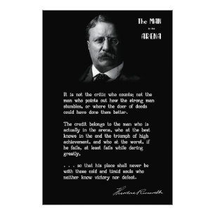 Roosevelt's MAN in the ARENA Speech 2 Photo Print
