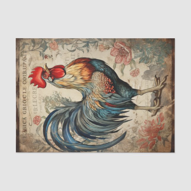 Rooster3 Tissue Paper (Front)