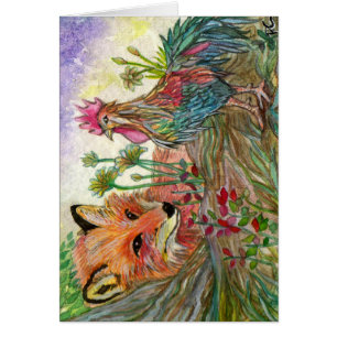 Rooster And Fox