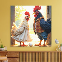Rooster and Hen Humour