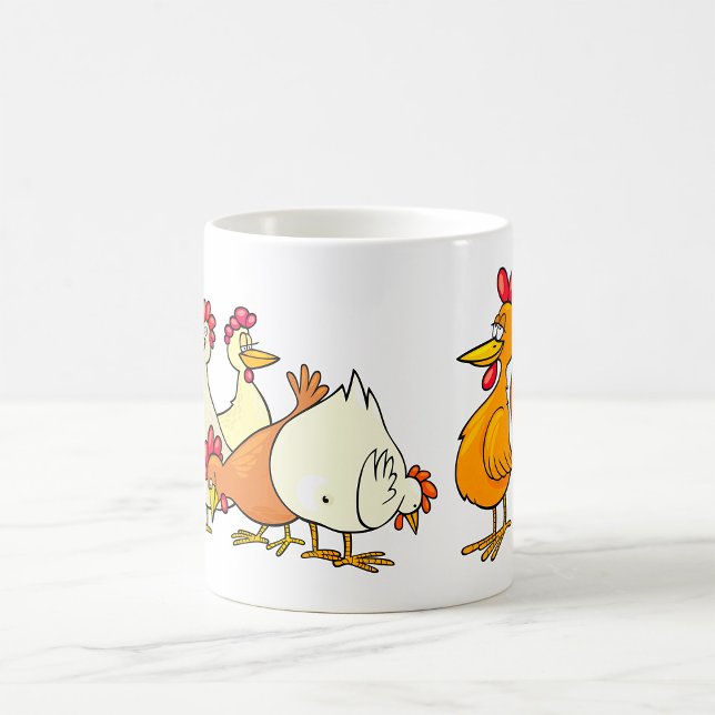 Rooster And Hens Coffee Mug (Creator Uploaded)