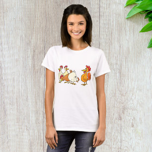 Rooster And Hens T-Shirt