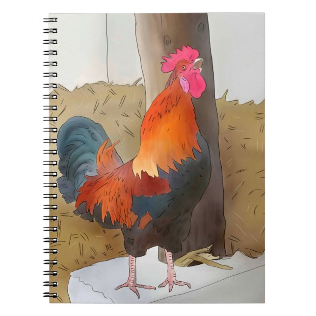 rooster block notebook (Front)