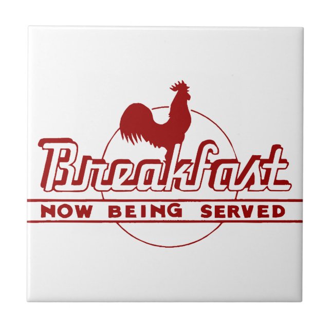 Rooster Breakfast Tile (Front)