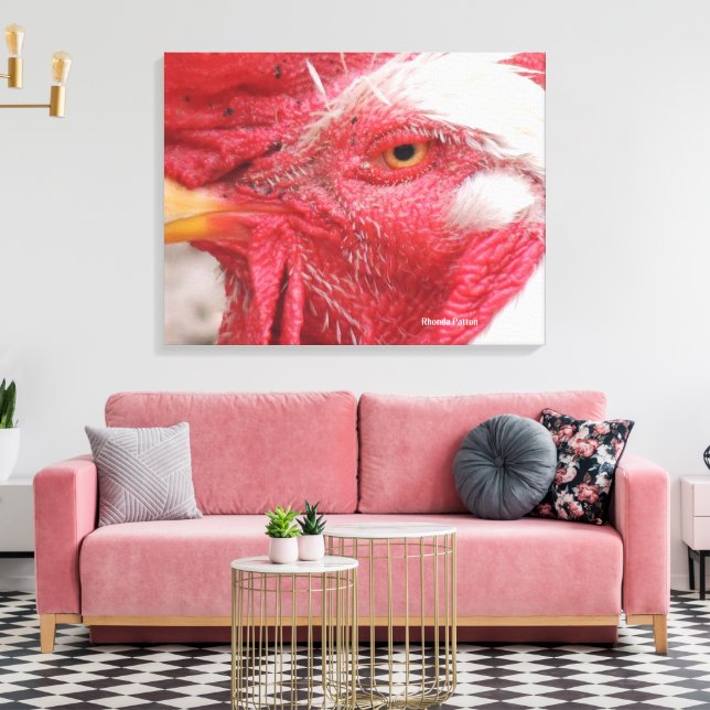 rooster canvas print (Insitu(LivingRoom))