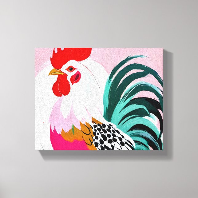 Rooster Canvas Print (Front)
