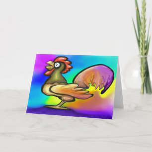 Rooster Card